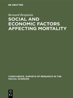 cover image of Social and economic factors affecting mortality
